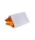 White paper bag with croissant design  140x60mm H220mm
