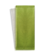 Papieren zakje groen voor bestek met wit servet 110x250mm