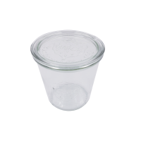 Weck glass jar with glass lid