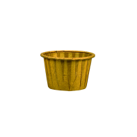 Pot papier plissé kraft avec boîte distributrice 30 ml Diam: 4,4 cm 4,4 x 3 x 2,8 cm