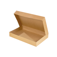 Lunchbox karton bruin    H60mm