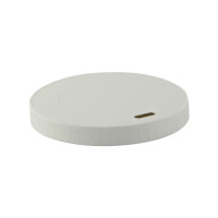 White cardboard lid for hot and cold drinks   H10mm