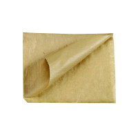 Bruine papieren zak met twee open kanten