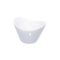 Mini pot en porcelaine blanc  66x54mm H45mm