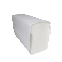 White wipe roll 2 ply