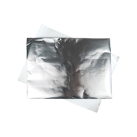 Aluminium en wit voedselpapier 250x350mm