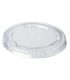 Clear PET plastic flat lid   H5mm