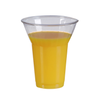Clear PET plastic cup  H112mm 360ml