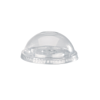Clear PET plastic dome lid   H40mm