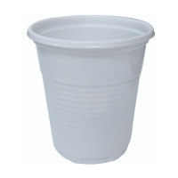 White PS plastic cup  H55mm 100ml