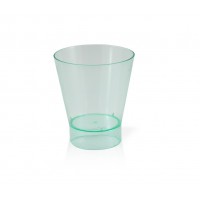 "Pavlos" transparent green mini cup   H89mm 200ml