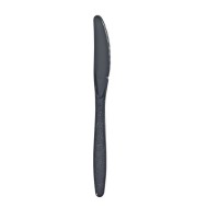 "Majesty" black PS plastic knife   192