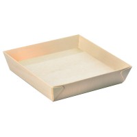 "Samurai" square wooden tray