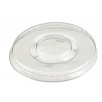 Couvercle plat transparent en plastique PET