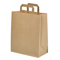Kraft/brown paper carrier bag 320x170mm H340mm