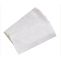 White paper napkin 1 ply for dispenser 300x300mm