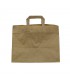 Kraft brown recycled paper carrier bag 320x200mm H250mm